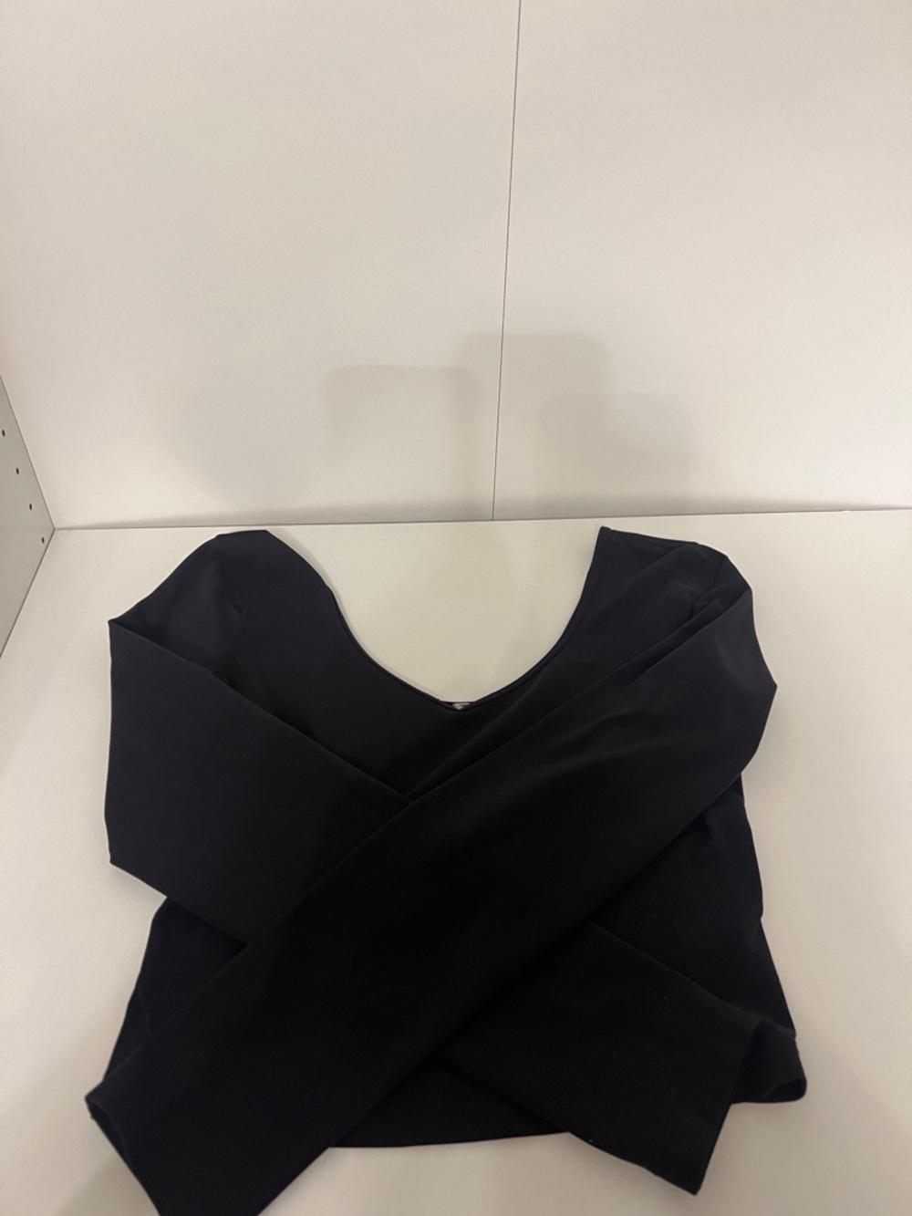 lululemon athletica Black Long Sleeve V-Neck Top